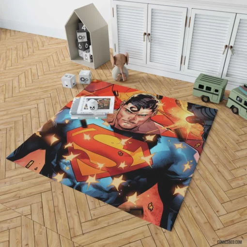 Superman DC Legendary Hero Returns Comic Rug 1