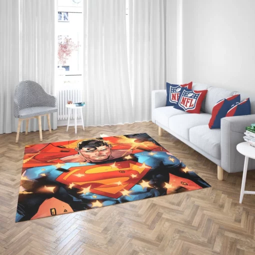 Superman DC Legendary Hero Returns Comic Rug 2