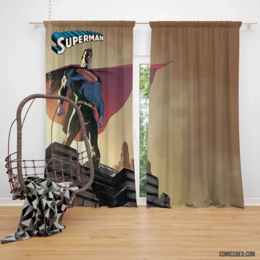 Superman DC Legendary Icon Comic Curtain