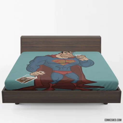 Superman DC Legendary Iconic Hero Comic Fitted Sheet