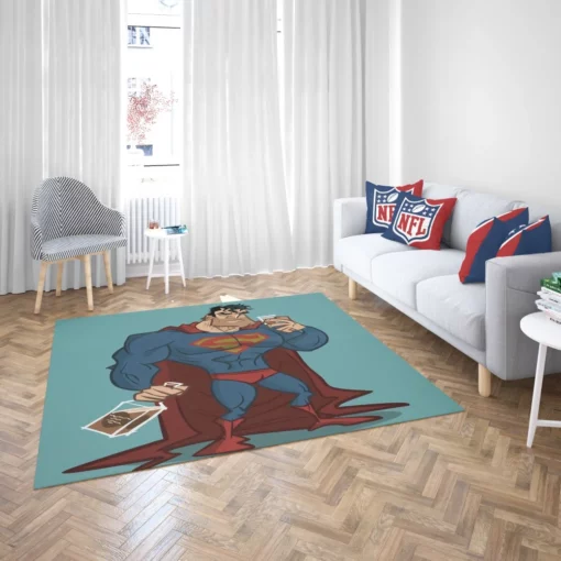 Superman DC Legendary Iconic Hero Comic Rug 2