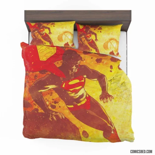 Superman DC Man of Steel Super Hero Comic Bedding Set 1