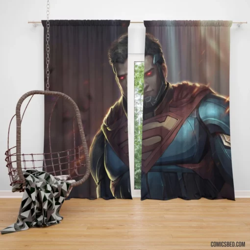 Superman DC Man of Tomorrow Comic Curtain