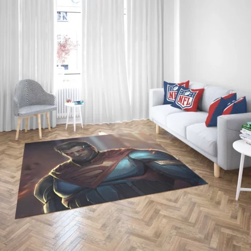 Superman DC Man of Tomorrow Comic Rug 2