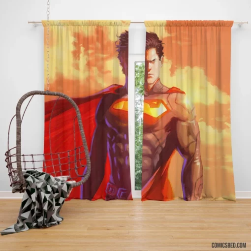 Superman DC Mighty Man of Steel Comic Curtain