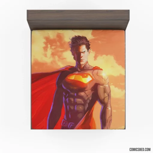 Superman DC Mighty Man of Steel Comic Fitted Sheet 1