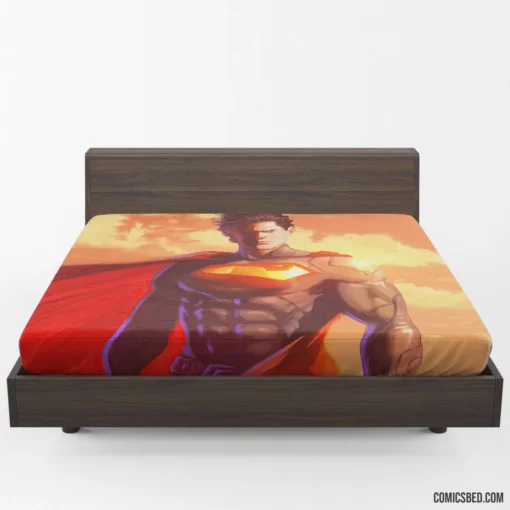 Superman DC Mighty Man of Steel Comic Fitted Sheet