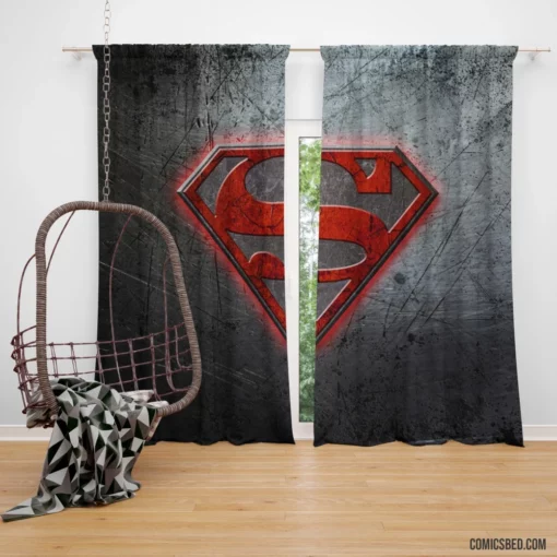 Superman Epic Quest for Justice Comic Curtain