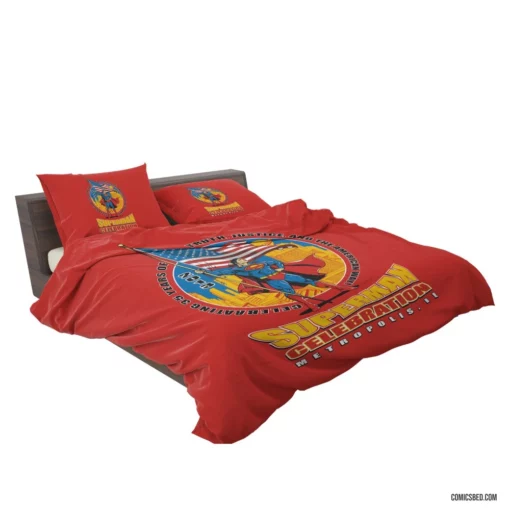 Superman Heroic Adventures Comic Bedding Set 2