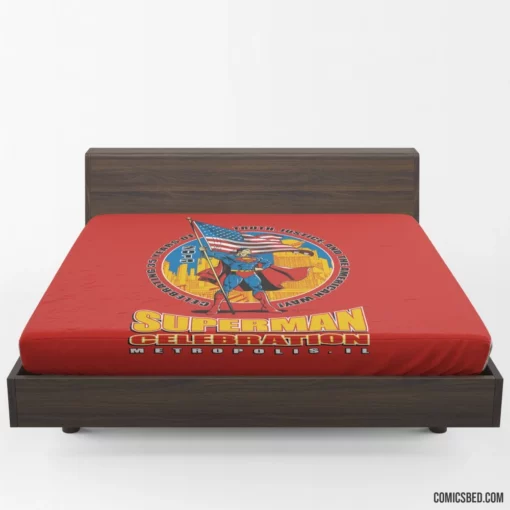 Superman Heroic Adventures Comic Fitted Sheet