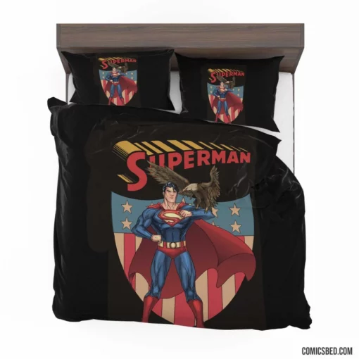 Superman Heroic Adventures in Metropolis Comic Bedding Set 1