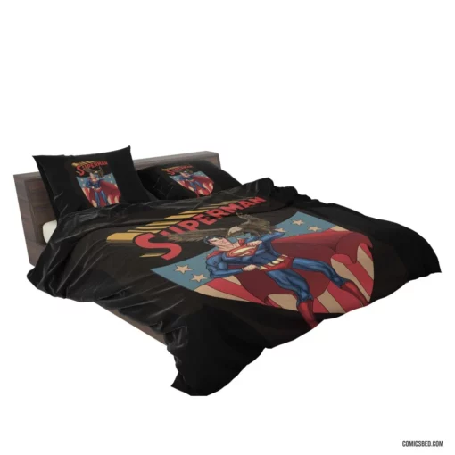 Superman Heroic Adventures in Metropolis Comic Bedding Set 2