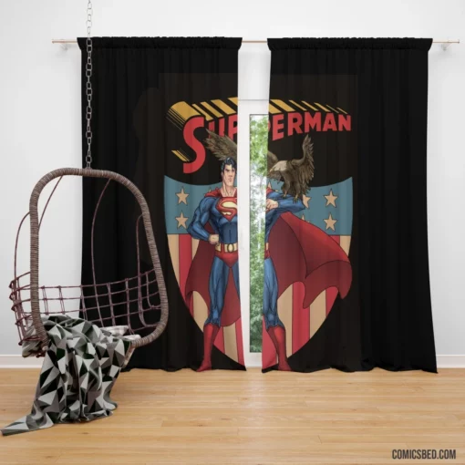 Superman Heroic Adventures in Metropolis Comic Curtain