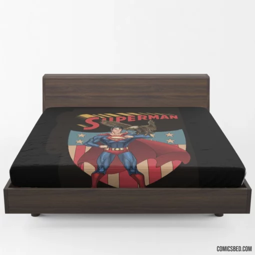 Superman Heroic Adventures in Metropolis Comic Fitted Sheet