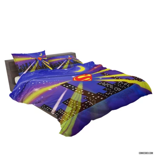 Superman Iconic City Savior Comic Bedding Set 2