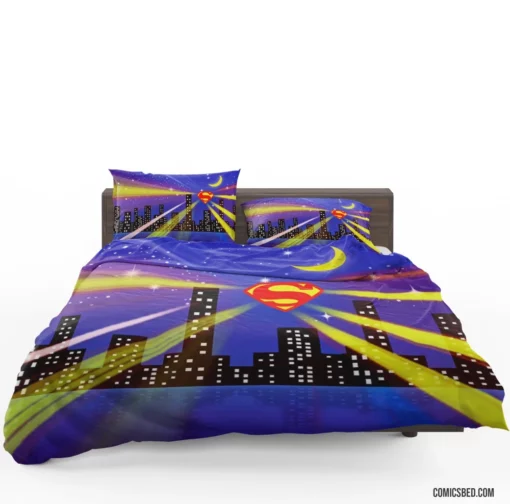 Superman Iconic City Savior Comic Bedding Set