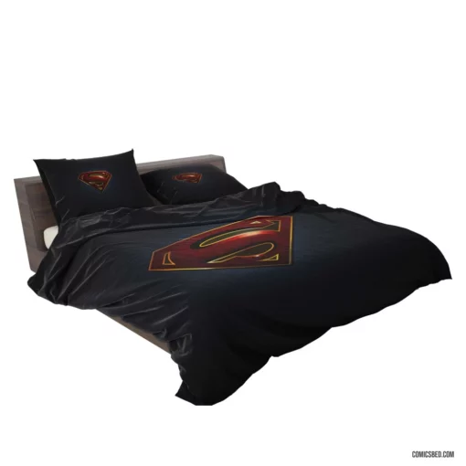 Superman Iconic Man of Steel Comic Bedding Set 2