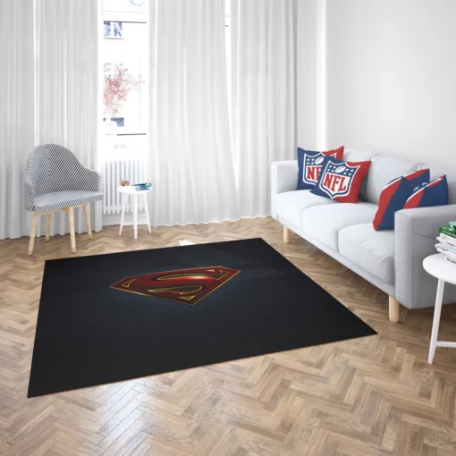 Superman Iconic Man of Steel Comic Rug 2