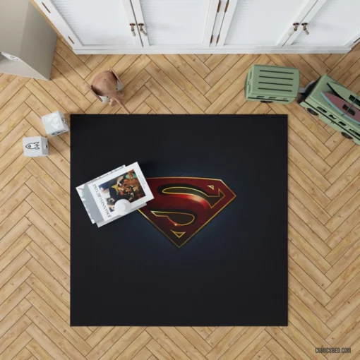 Superman Iconic Man of Steel Comic Rug