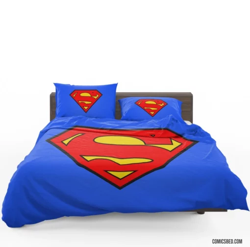 Superman Man of Steel Comic Bedding Set