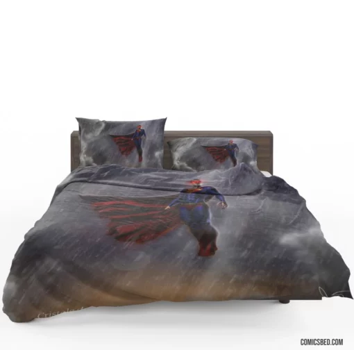 Superman Rain-Soaked Protector Comic Bedding Set