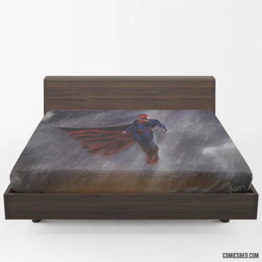 Superman Rain-Soaked Protector Comic Fitted Sheet