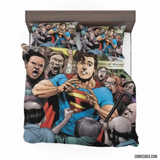 Superman The Unstoppable Hero Comic Bedding Set 1