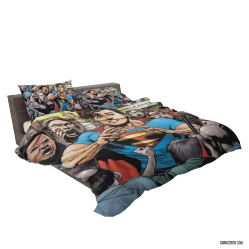 Superman The Unstoppable Hero Comic Bedding Set 2