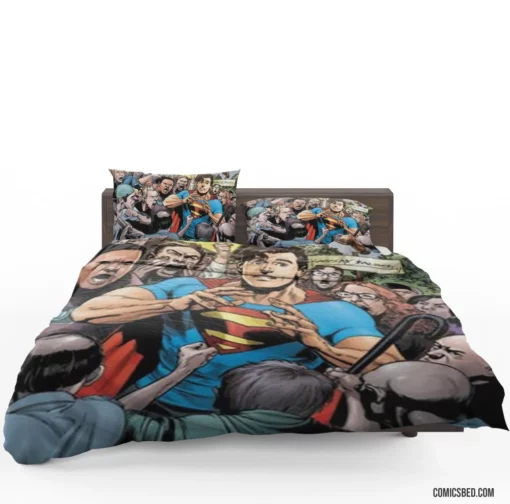 Superman The Unstoppable Hero Comic Bedding Set