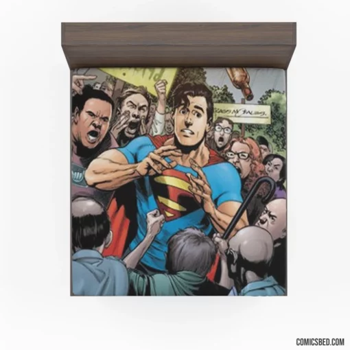 Superman The Unstoppable Hero Comic Fitted Sheet 1