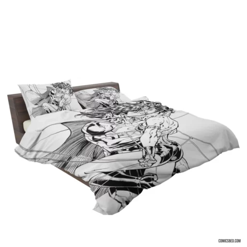 Superman Wonder Woman Power Duo Comic Bedding Set 2