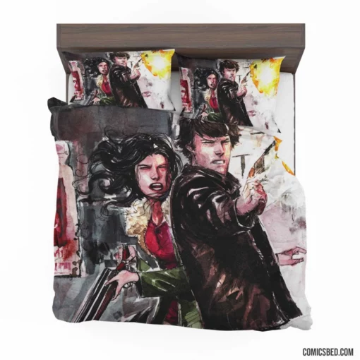 Supernatural Paranormal Quest Comic Bedding Set 1