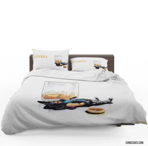 Supurbia Suburban Superheroes Comic Bedding Set