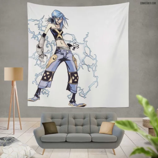 Surge Electric X-Men Adventure Comic Wall Tapestry