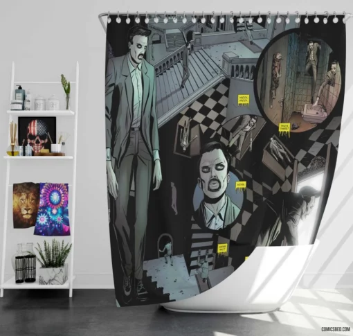 Survivor Club Eerie Chronicles Comic Shower Curtain