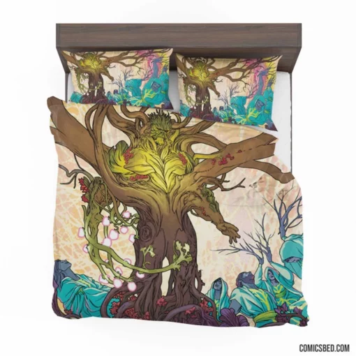 Swamp Thing DC Enigmatic Entity Comic Bedding Set 1