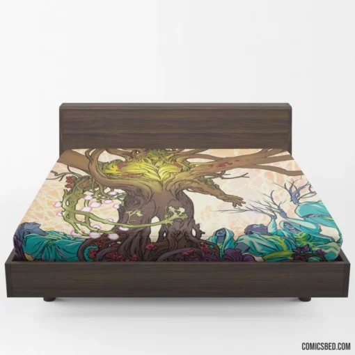 Swamp Thing DC Enigmatic Entity Comic Fitted Sheet