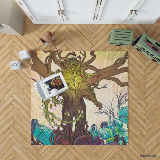 Swamp Thing DC Enigmatic Entity Comic Rug