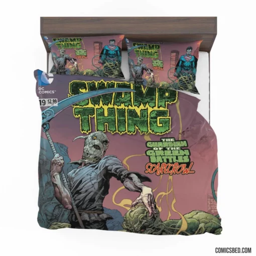 Swamp Thing Muck Monster Quest Comic Bedding Set 1