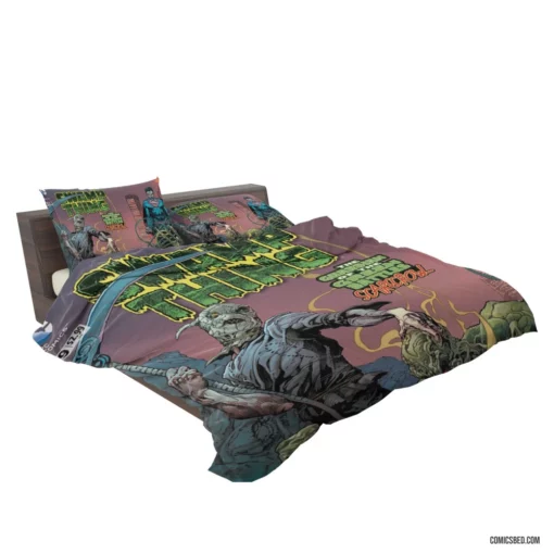 Swamp Thing Muck Monster Quest Comic Bedding Set 2