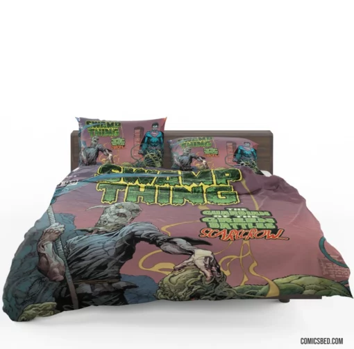 Swamp Thing Muck Monster Quest Comic Bedding Set