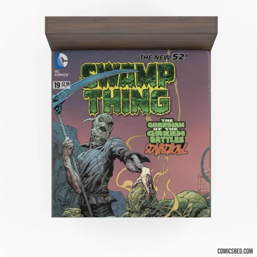 Swamp Thing Muck Monster Quest Comic Fitted Sheet 1