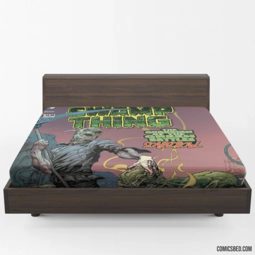 Swamp Thing Muck Monster Quest Comic Fitted Sheet