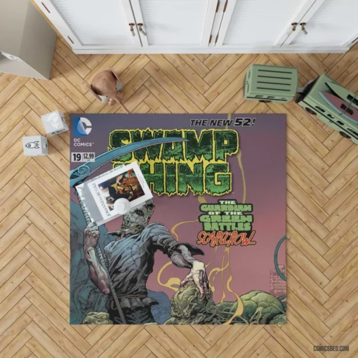 Swamp Thing Muck Monster Quest Comic Rug