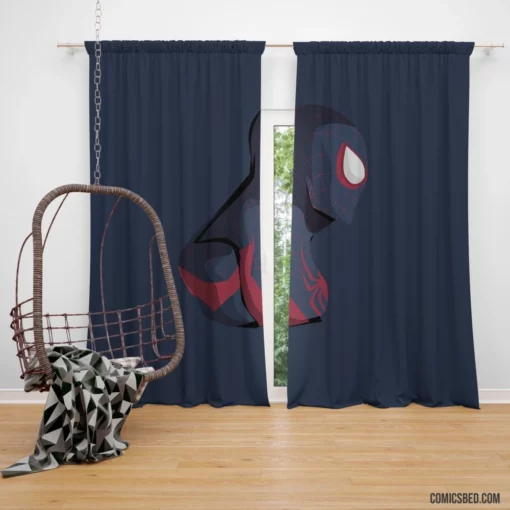 Symbiote Struggle Spider Trial Comic Curtain