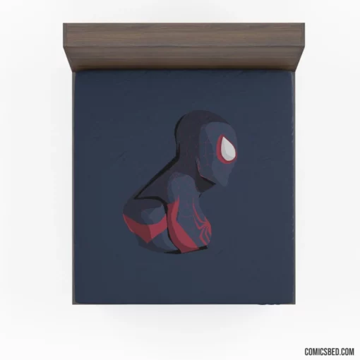 Symbiote Struggle Spider Trial Comic Fitted Sheet 1