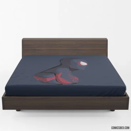 Symbiote Struggle Spider Trial Comic Fitted Sheet