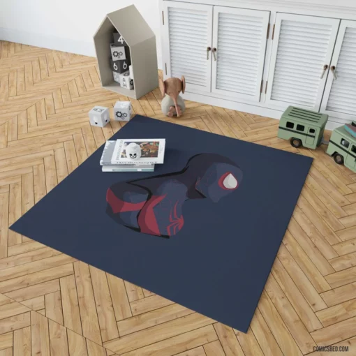 Symbiote Struggle Spider Trial Comic Rug 1