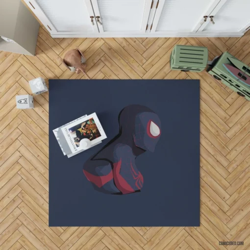 Symbiote Struggle Spider Trial Comic Rug