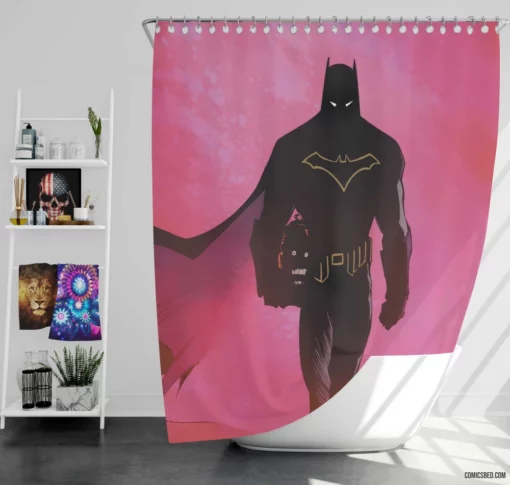 Symbol of Fear Batman Odyssey Comic Shower Curtain